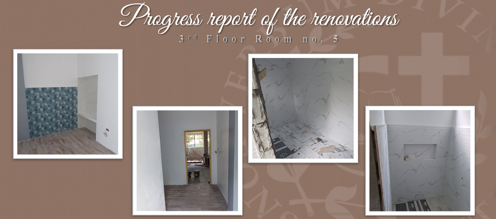 Progress report on the Renovations (3rd Floor Room no. 5)